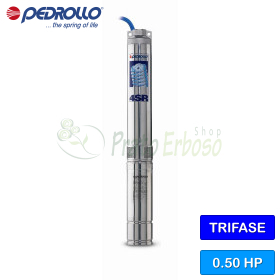 4SR 1/10 S-PD - Electrobomba sumergible trifásica de 0,50 HP Pedrollo - 1