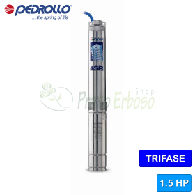 4SR 1/29 S-PD - Electrobomba sumergible trifásica de 1,5 CV Pedrollo - 1