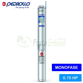 4SRm 1.5/11 S-PS - Electrobomba sumergible monofásica de 0,75 HP Pedrollo - 1