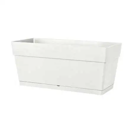 CASSETTONE SAVE R alb - vaza caseta alba de 79 cm