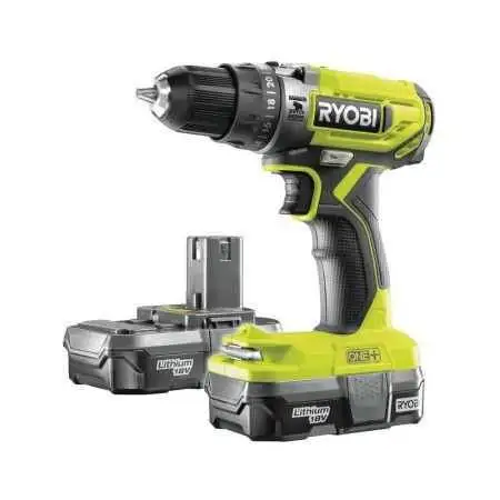 R18PD2-213G - Taladro percutor a batería 18V