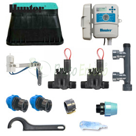 KI-H-2Z24E - Kit irrigazione Hunter a 2 zone 24V