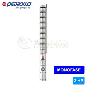 4HRm 14/12 - PS - Électropompe submersible monophasée 3 HP
