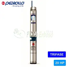 6SR12/28 - PSR - pompë elektrike zhytëse trefazore 20 HP Pedrollo - 1