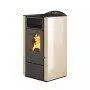 Lory 9.5 kW ivory pellet stove by Punto Fuoco