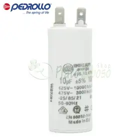 10 F - 10 micro farad 450 VL condensator Pedrollo - 1