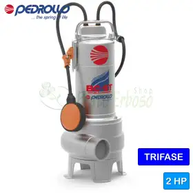 BC 20/50-ST - electropompa trifazata 2 CANALE 2 CP pentru apa reziduala