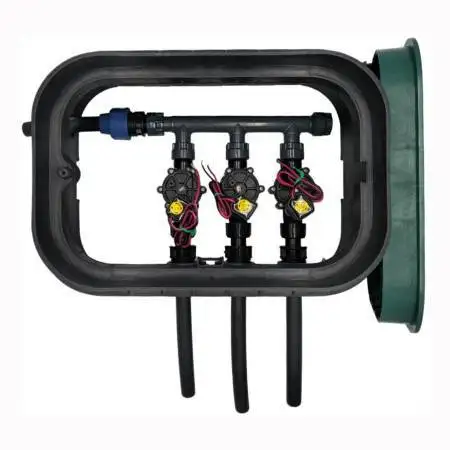 PA-DV-3-9V - Assembled 1" 3 zone sump Rain Bird - 1
