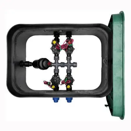 PA-DV-F4-9V - Puisard assemblé 1", 4 zones Rain Bird - 1