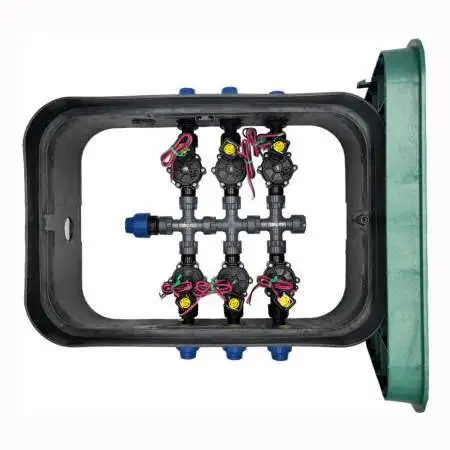 PA-DV-6-9V – Zusammengebauter 1-Zoll-Sumpf mit 6 Zonen Rain Bird - 1