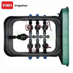 PA-EZP-F6-9V - Puisard assemblé 1", 6 zones TORO Irrigazione - 1