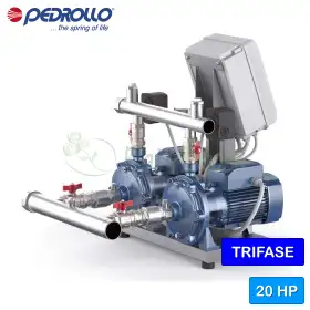CB2 - 2CP 32/210A - Gruppo di pressione trifase da 2x10 HP Pedrollo - 1