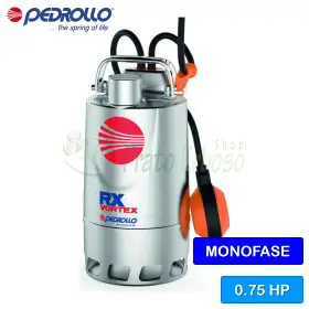 RXm 3/20 (5m) - pompë elektrike njëfazore VORTEX 0,75 HP për ujë të
