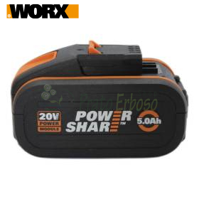 Batteria originale Worx WA3556 20V 5Ah per WR155E