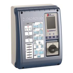 E2 MONO - Quadro elettrico per 2 elettropompe monofase 3+3 HP Pedrollo - 1 E2 MONO - Quadro elettrico per 2 elettropompe monofase 3+3 HP Pedrollo - 1