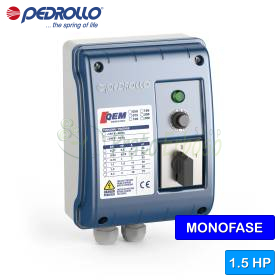 QEM 150 - Cuadro eléctrico para electrobomba monofásica de 1,5 HP QEM 150 - Cuadro eléctrico para electrobomba monofásica de 1,5 HP