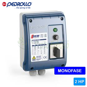 QEM 200 - Electrical panel for 2 HP single-phase electric pump