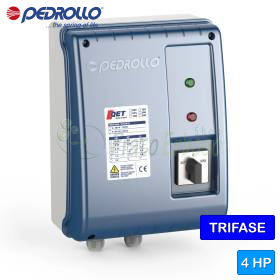 QET 400 - Electrical panel for 4 HP three-phase electric pump