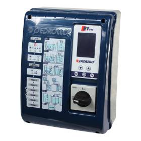 E2 TRI - Panel elektrik për 2 pompa elektrike trefazore 7.5+7.5 HP Pedrollo - 1 E2 TRI - Panel elektrik për 2 pompa elektrike trefazore 7.5+7.5 HP Pedrollo - 1