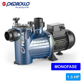 Pompë elektrike pishinë njëfazore PRIMA 150m - 1.5 HP