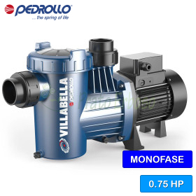 VILLABELLA 75m - Pompë elektrike pishinë njëfazore 0,75 HP
