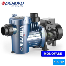 VILLABELLA 150m - Pompë elektrike pishinë njëfazore 1.5 HP