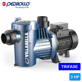 VILLABELLA 300 - Elettropompa da piscina trifase da 3 HP