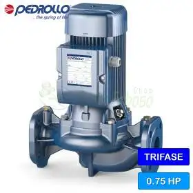 WR 40/125-SB - Elettropompa centrifuga trifase da 0.75 HP