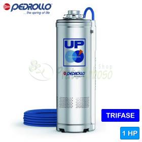 UP 2/4 (10m) - Électropompe submersible triphasée 400 V 1 HP Pedrollo - 1