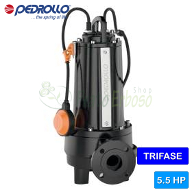 TR 4 - Pompë elektrike zhytëse me grirëse trefazore 5,5 HP Pedrollo - 1 TR 4 - Pompë elektrike zhytëse me grirëse trefazore 5,5 HP Pedrollo - 1