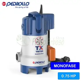 TRITUS-TX - Elettropompa sommergibile con trituratore da 0.75 HP