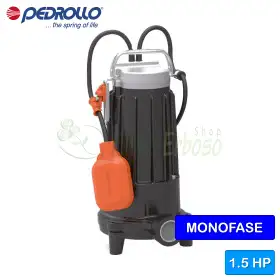 Pompă electrică submersibilă monofazată TRm 1.1 - 1.5 CP cu rotor de tocat