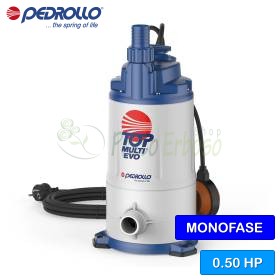 TOP MULTI 1-EVO elettropompa multi girante 0.50 HP Pedrollo