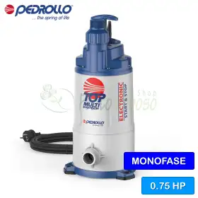 TOP MULTI-EVOTECH 2 - 0,75 PS Elektropumpe mit mehreren Laufrädern und Pressensteuerung Pedrollo - 1