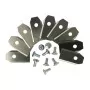 4087-20 - Set 9 lame con viti per robot rasaerba