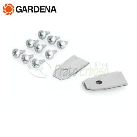 4087-20 - Juego de 9 cuchillas con tornillos para robot cortacésped