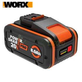 Batteria WA3648 20V 8Ah Power Share Pro Worx
