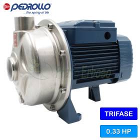 CP 100-ST4 - Pompe centrifuge électrique triphasée en acier inoxydable de 0,33 CV