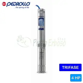 Pompe électrique submersible triphasée 4SR 18/12 N-PD - 4 CV Pedrollo - 1