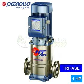 HT 3/4-PRO - 1 HP three-phase vertical multistage electric pump