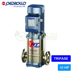 HT 30/4-PRO - Pompe électrique multicellulaire verticale triphasée de 10 CV Pedrollo - 1