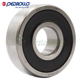 6201 2RS-C3 - Roulement à billes 12x32x10 mm Pedrollo - 1