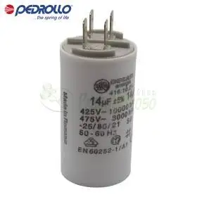 14 F - 14 micro farad 450 VL capacitor