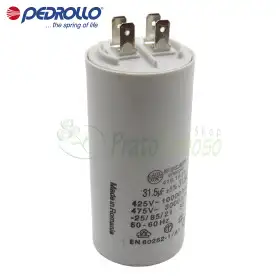 31 F - Condensatore da 31.5 micro farad 450 VL Pedrollo - 1