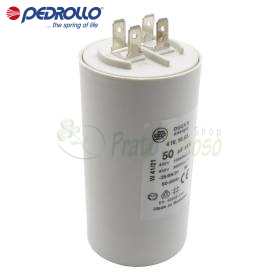 50 F – 50 Mikrofarad 450 VL Kondensator Pedrollo - 1