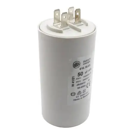 Kondensator 50 F - 50 mikro farad 450 VL Pedrollo - 1