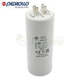 Kondensator 70 F - 70 mikro farad 450 VL Pedrollo - 1