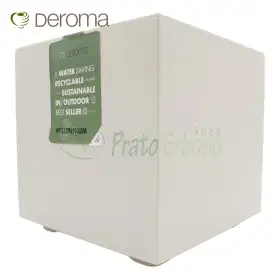 Millennium - Jarrón cubo perla 25cm