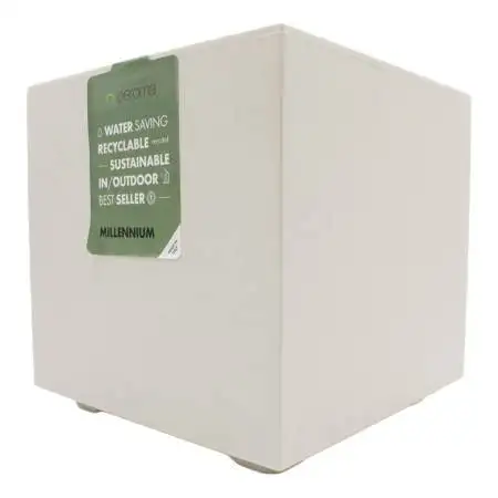 Millennium - Vaso a cubo da 25 cm pearl