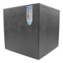 Millennium R Cube – 39 cm große Würfelvase in Anthrazit